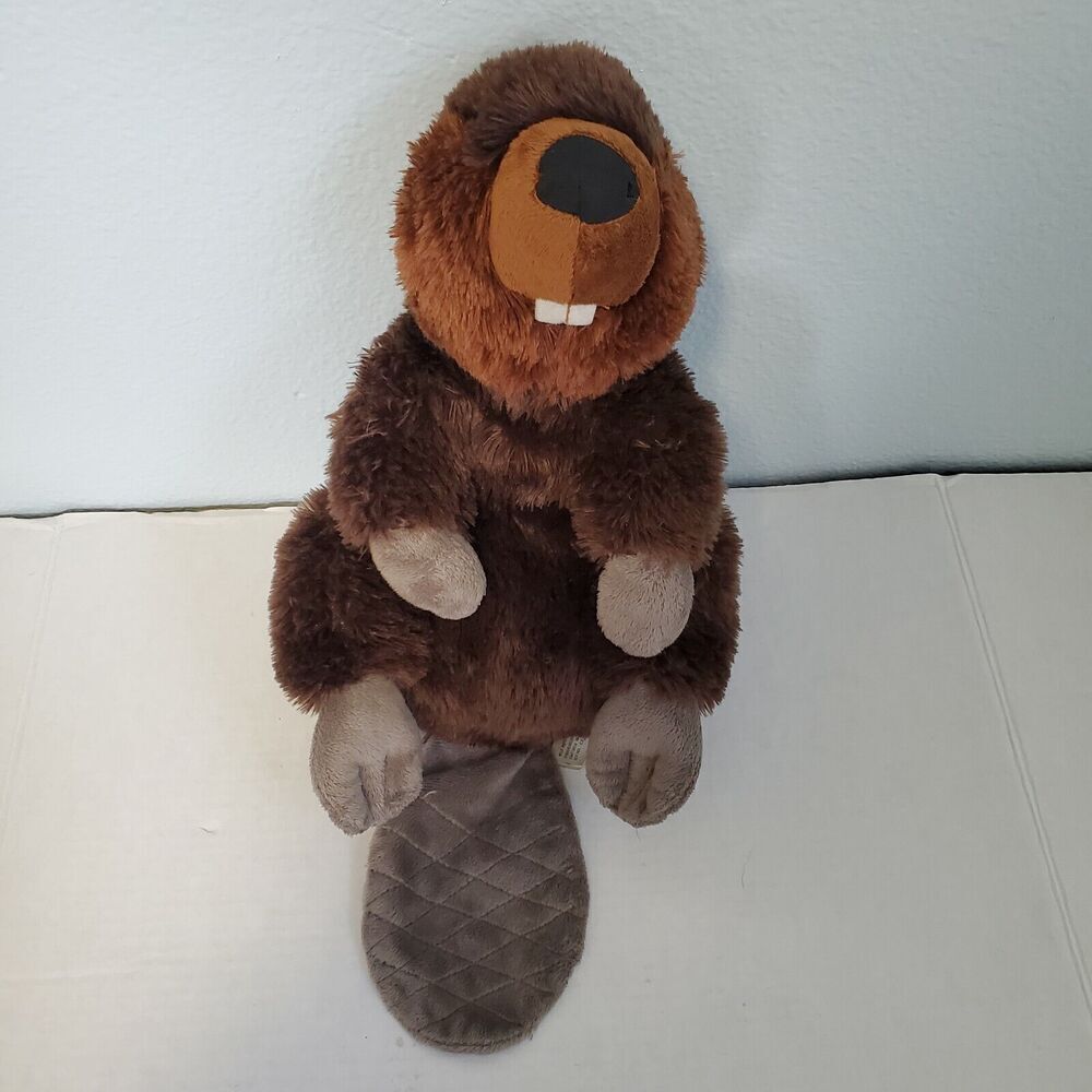 Beaver 12" Wild Republic Plush Stuffed Animal‎ Toy Brown with Gray Tail